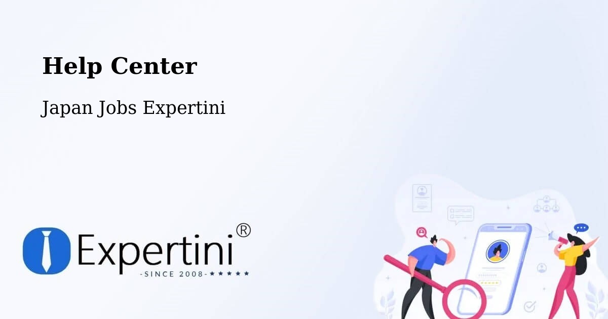 Help Center – Mobara Shi - Japan Jobs Expertini